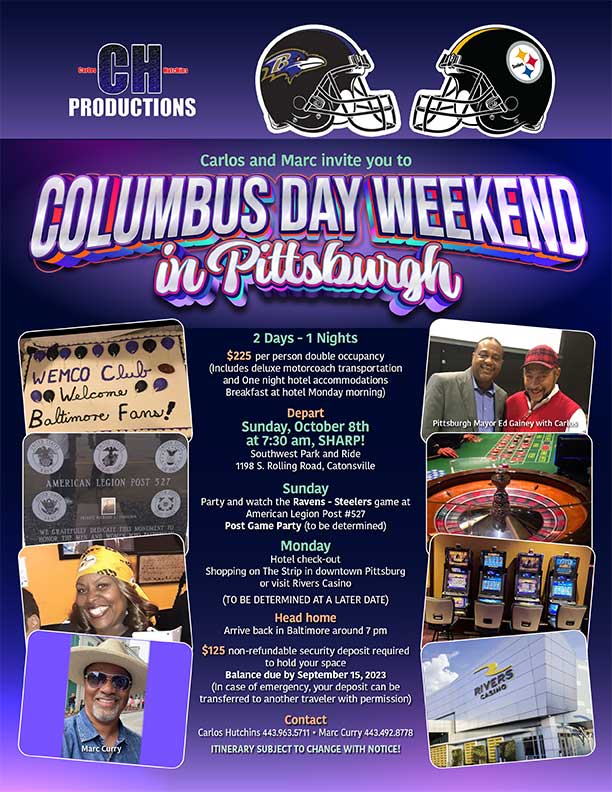 Pittsburgh Columbus Day Weekend